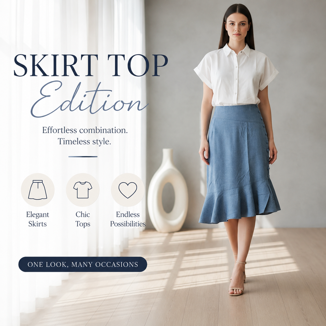 Skirt Top Sets